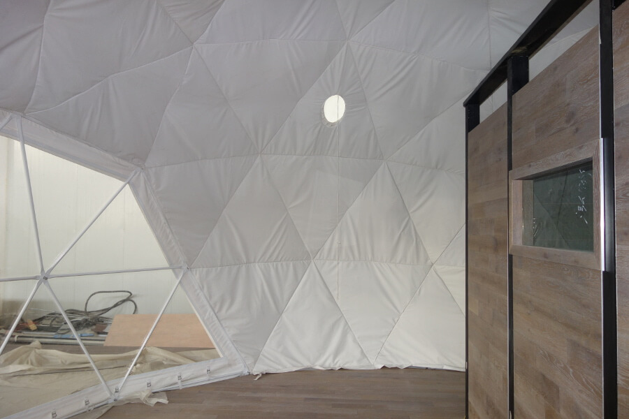 Modular Eco Resort Dome inside